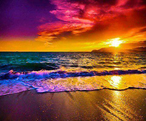 colorful sea